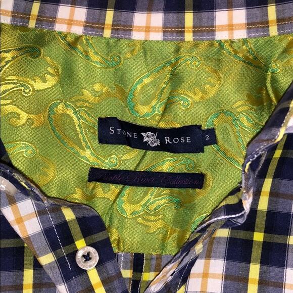 Stone Rose | Regular Fit Button up with Spread Collar - Picture 4 of 9